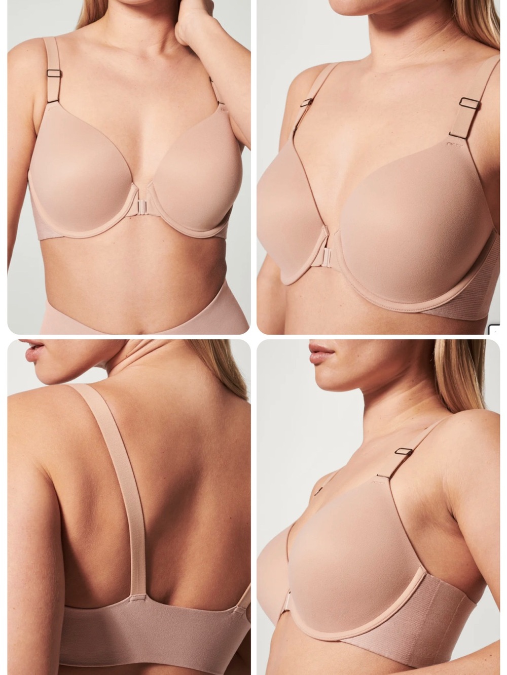 VGUC Two (2) 38C SPANX full coverage
Bra-llelujah! adjustable strap bras - Picture 4 of 16